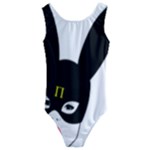 Bunny Girl Mask Kids  Cut-Out Back One Piece Swimsuit