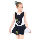 Bunny Girl Mask Kids  Skater Dress Swimsuit