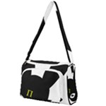 Bunny Girl Mask Front Pocket Crossbody Bag