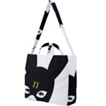 Bunny Girl Mask Square Shoulder Tote Bag