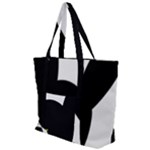 Bunny Girl Mask Zip Up Canvas Bag