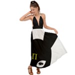 Bunny Girl Mask Backless Maxi Beach Dress