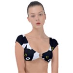 Bunny Girl Mask Cap Sleeve Ring Bikini Top