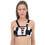 Bunny Girl Mask Cage Up Bikini Top