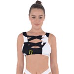 Bunny Girl Mask Bandaged Up Bikini Top