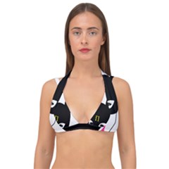 Double Strap Halter Bikini Top 