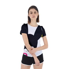 Back Cut Out Sport T-Shirt 