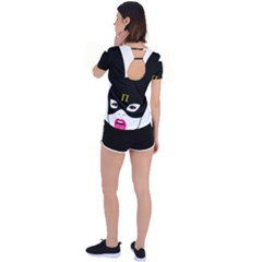 Back Circle Cutout Sports T-Shirt 