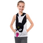 Bunny Girl Mask Kids  Sleeveless Hoodie