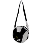 Bunny Girl Mask Crossbody Circle Bag