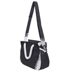 Rope Handles Shoulder Strap Bag 