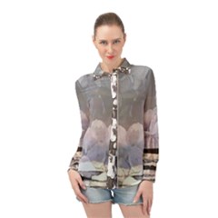 Long Sleeve Chiffon Shirt 