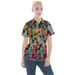 Mosaic pieces                                                  Women s Short Sleeve Pocket Shirt