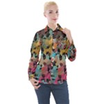 Mosaic pieces                                                   Women s Long Sleeve Pocket Shirt