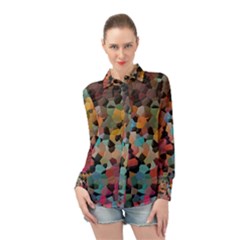 Long Sleeve Chiffon Shirt 