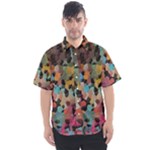 Mosaic pieces                                                  Men s Short Sleeve Shirt