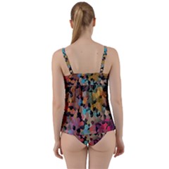 Twist Front Tankini Set 