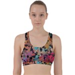 Mosaic pieces                                                       Back Weave Sports Bra