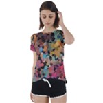 Mosaic pieces                                                    Short Sleeve Foldover Tee