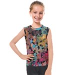 Mosaic pieces                                                    Kids  Mesh Tank Top