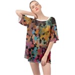 Mosaic pieces                                                  Oversized Chiffon Top