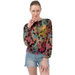 Mosaic pieces                                                   Banded Bottom Chiffon Top