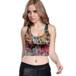 Mosaic pieces                                                    Racer Back Crop Top