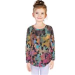 Mosaic pieces                                                     Kids  Long Sleeve Tee