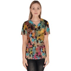 Women s V-Neck Scrub Top 