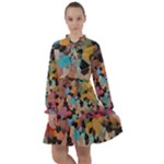 Mosaic pieces                                                      All Frills Chiffon Dress