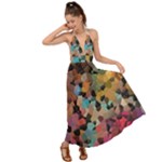 Mosaic pieces                                                     Backless Maxi Beach Dress