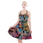 Mosaic pieces                                                       Halter Party Swing Dress