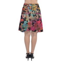 Chiffon Wrap Front Skirt 