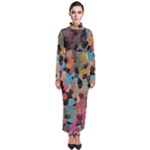 Mosaic pieces                                                      Turtleneck Maxi Dress