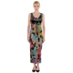 Mosaic pieces                                                    Fitted Maxi Dress