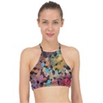 Mosaic pieces                                                   Racer Front Bikini Top