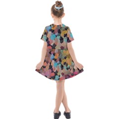 Kids  Short Sleeve Shirt Dress 