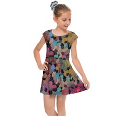 Kids  Cap Sleeve Dress 