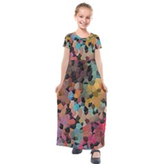 Kids  Short Sleeve Maxi Dress 