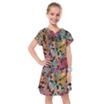 Mosaic pieces                                                     Kids  Drop Waist Dress