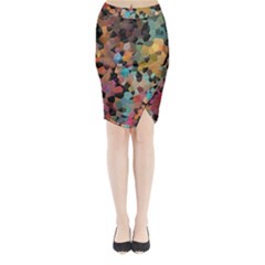 Mosaic pieces                                                   Midi Wrap Pencil Skirt from ArtsNow.com