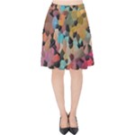 Mosaic pieces                                                   Velvet High Waist Skirt