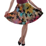 Mosaic pieces                                                    A-line Skirt