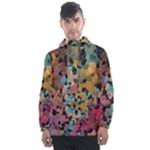 Mosaic pieces                                                   Men s Front Pocket Pullover Windbreaker