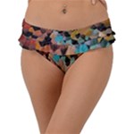 Mosaic pieces                                                  Frill Bikini Bottom