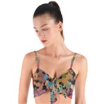 Mosaic pieces                                                   Woven Tie Front Bralet