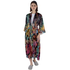 Maxi Satin Kimono 