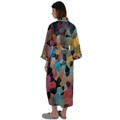 Maxi Satin Kimono 