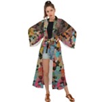 Mosaic pieces                                                 Maxi Kimono