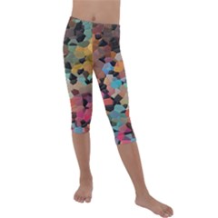 Kids  Lightweight Velour Capri Leggings  